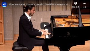 Silver winner Nicolas Giacomelli-2019 NTD International Piano Competition semi-final